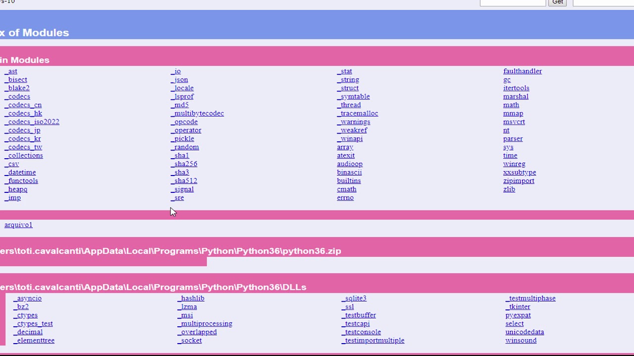 Aula 12 - Python - PyDOC - Documentação