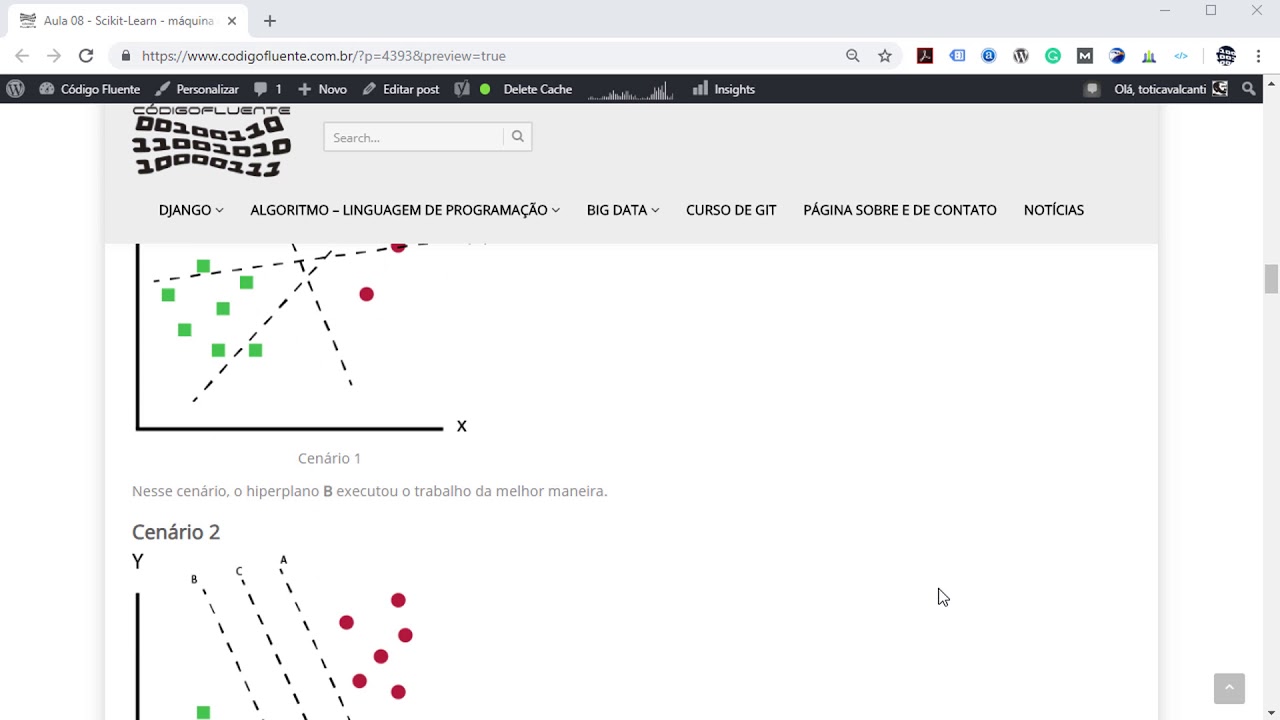 Aula 08 - Scikit-Learn - Support Vector Machine ou máquina de vetores de suporte