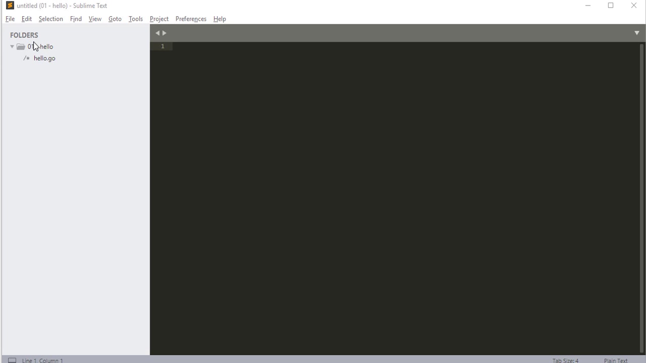 Aula 02 - Tutorial Golang - Primeiro Código - Olá Go!