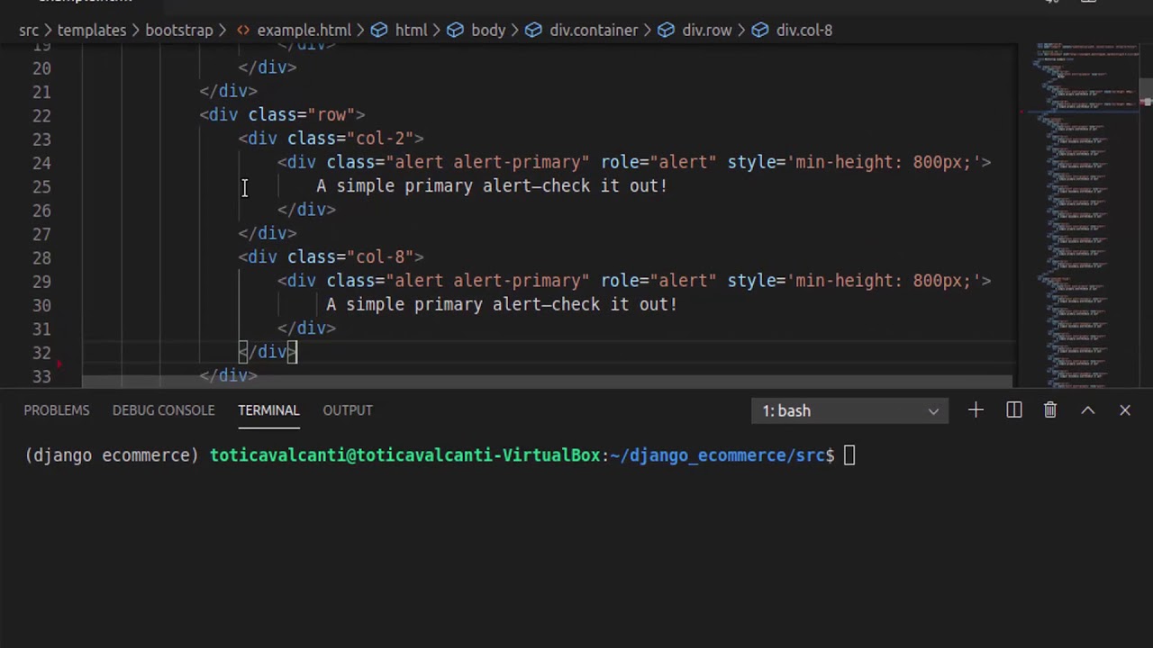 Aula 28 - Loja Online - Django - Tutorial Bootstrap - Offsets e Ordering