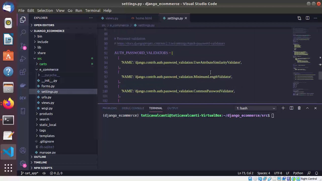 Aula 39 - Loja Online - Django - Criando o Carrinho