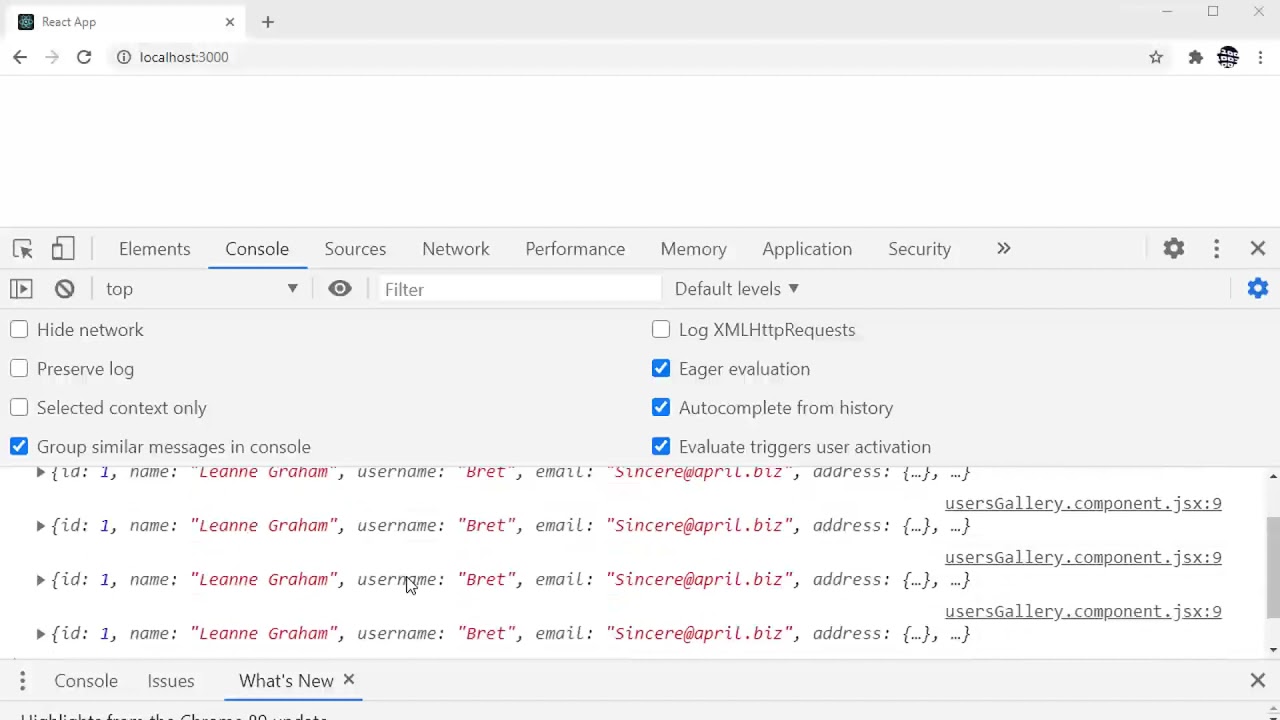 Aula 14 - React - Card Grid - Listando os Users