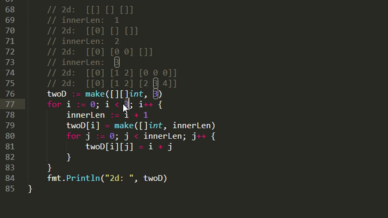 Aula 10 - Tutorial Golang - Slices