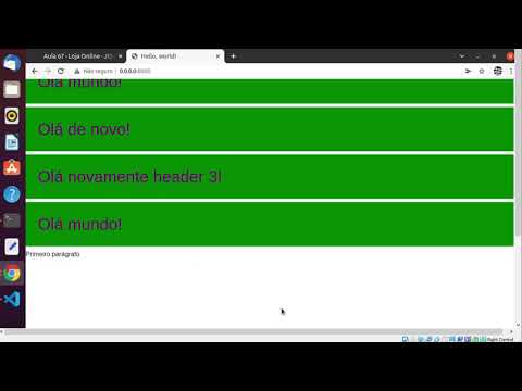 Aula 67 - Loja Online - JQuery - Aula 02
