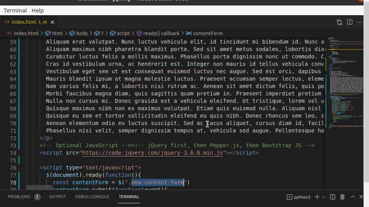 Aula 69 - Loja Online - JQuery - Aula 04 - Formulário